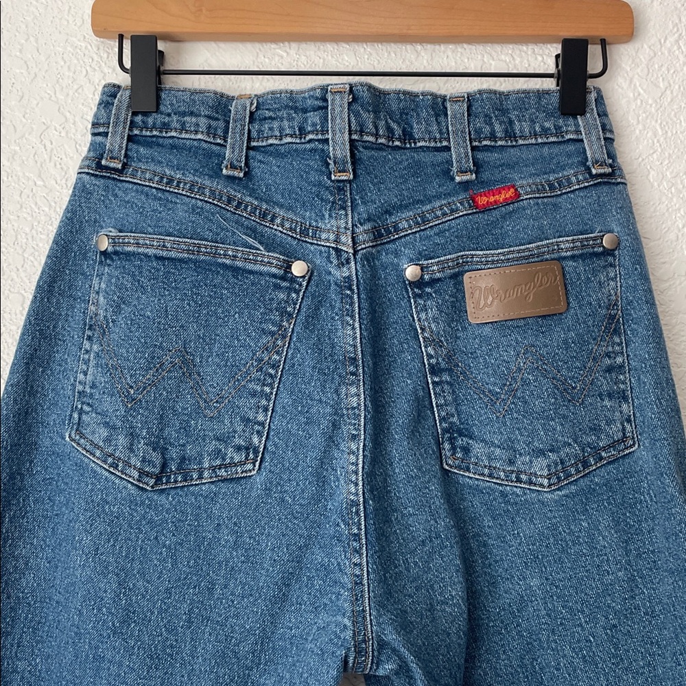 Wrangler 14MWZLS Cowboy Cut Rodeo jeans vintage medium wash 9x36 size.